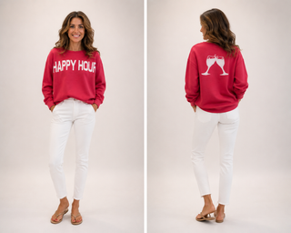CASEY Hi Lo Happy Hour Sweater